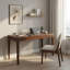 Bureau en bois massif avec tiroirs