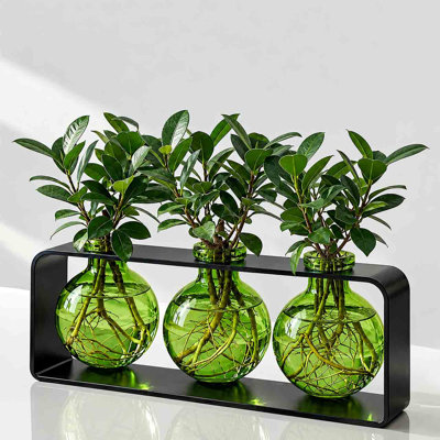 Blooms 3 piece Table Vase Set Lime