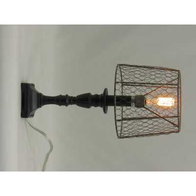 Lampe de table grise 13 po Aiso