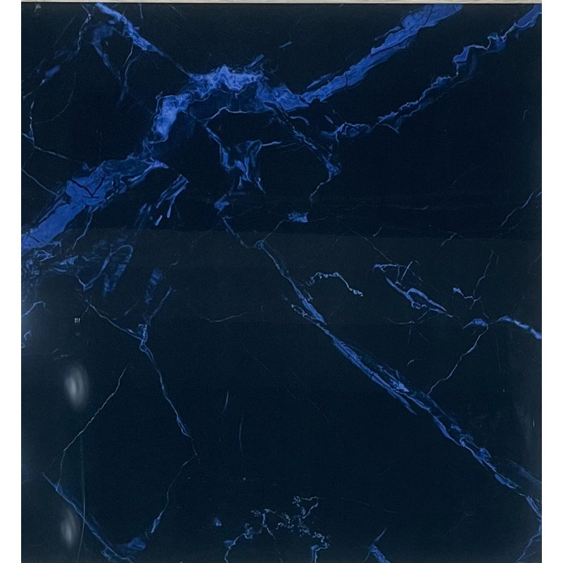 Bleu myoclonique poli, L 24 po x L 24 po