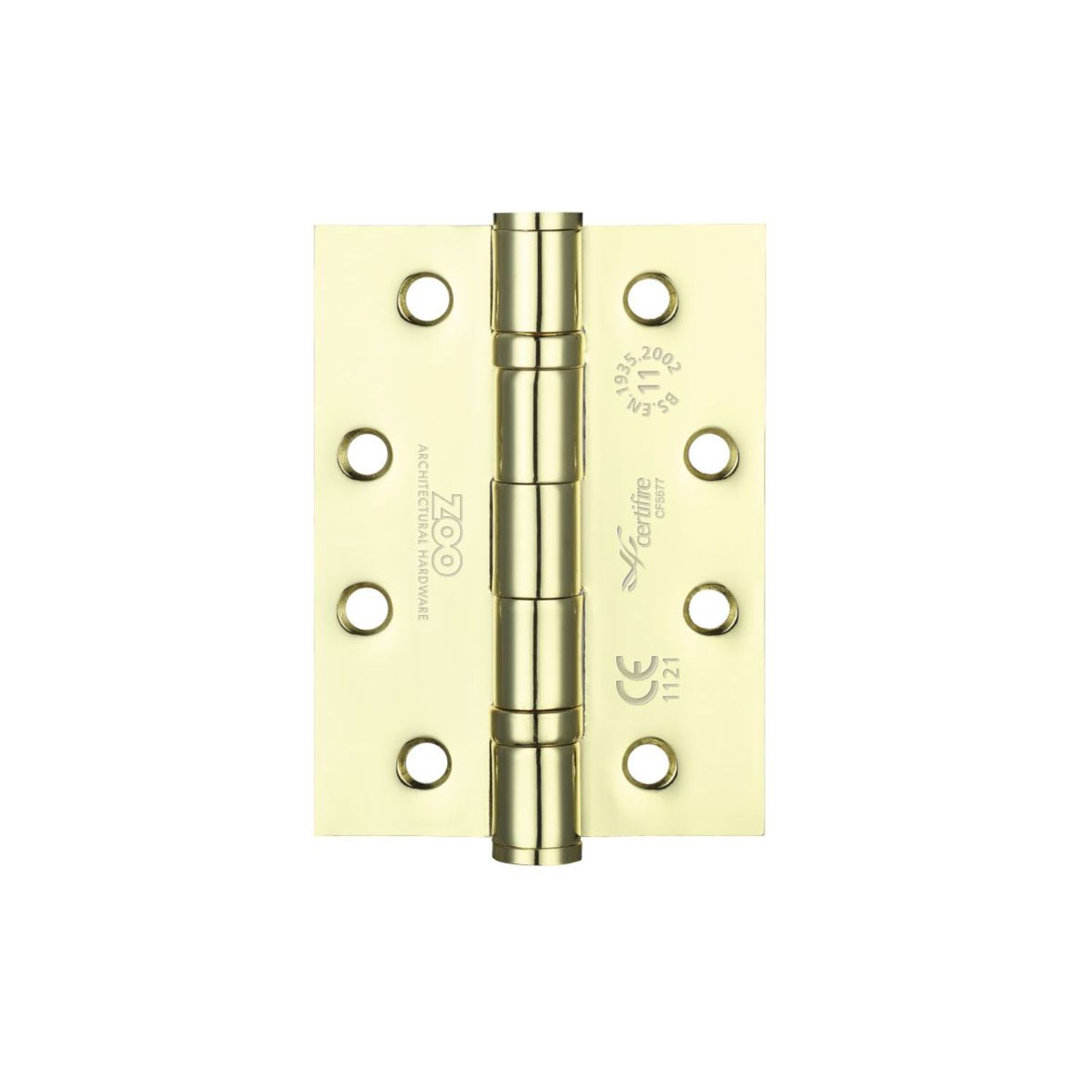 10.2cm H x 7.6cm W Single Door Hinge