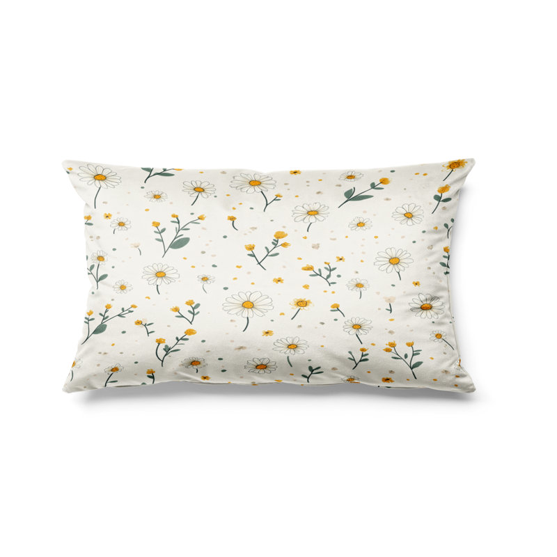 Coussin Floral, H 12 po x l 20 po