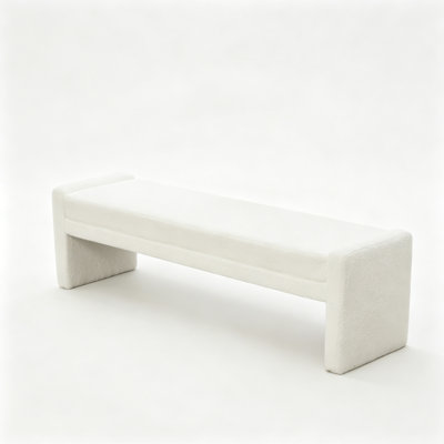 Upholstered Boucle Winstead with sturdy legs