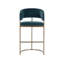 Upholstered Bar Stool with Metal Frame-1572054300