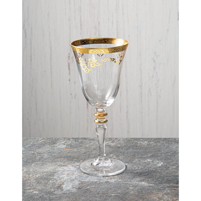 À pied en verre 8 oz