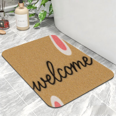 Tapis de bain simple antidérapant 24 x 36