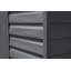 Remise de rangement en acier Select, 6 x 5, gris anthracite-67124428