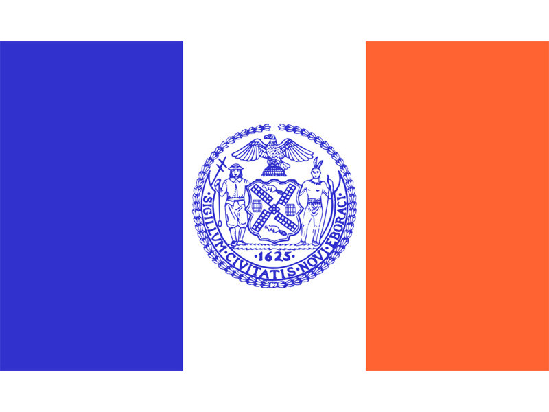 New York, New York, H 24 po x l 40 po