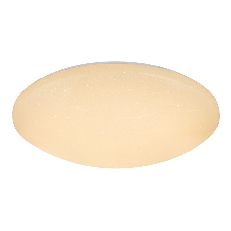 Felice Acrylic LED Flush Mount, 12cm H x 49cm W x 49cm D