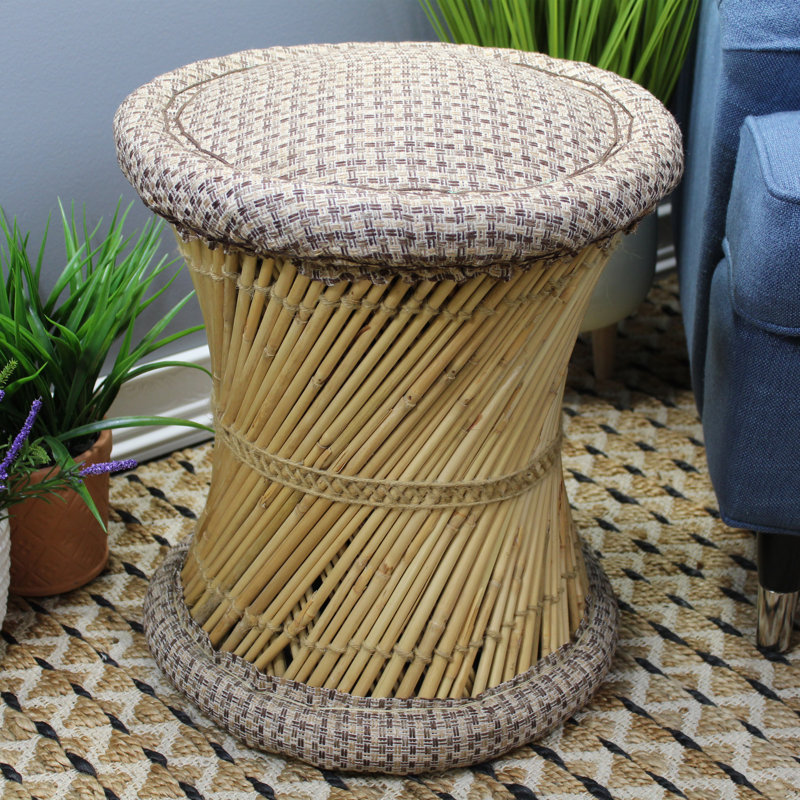 Tabouret d'appoint Barkhamsted Reed, Brun pâle