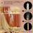 Gold 5-Arm Floor Candelabra with Acrylic Shades, 39.37" Tall Metal Candle Holder Centerpiece for Wedding & Home (Set of 4)-459413767-453517296