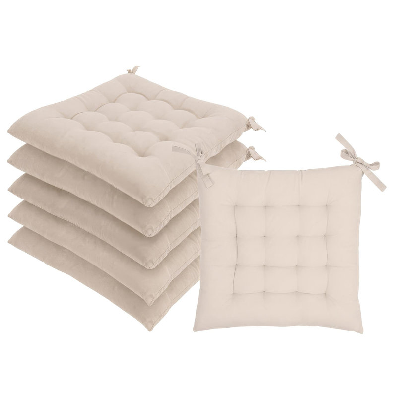 Comfortable Square Chair Seat Pad – Upgrade dining chairs, kitchen seating and garden furniture with this 40 x 40cm chair cushion, combining comfortable padding with contemporary styling for versatile use across indoor and outdoor seating areas.