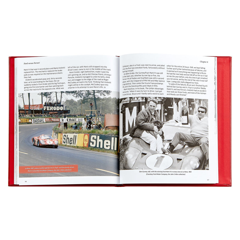 Ford Vs Ferrari Leather Bound Book