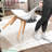Medium Pile Carpet Straight Rectangular Chair Mat
