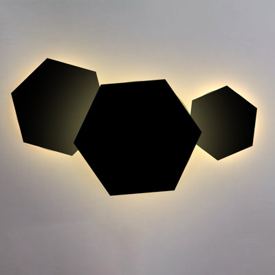 Hive LED wall light combination