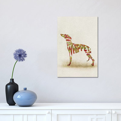 Whippet by Ayse Deniz Akerman - Wrapped Canvas Gallery-Wrapped Canvas Giclée