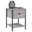 Lympsham 34cm W Iron Bedside Table-561615472