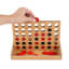 Jeu de voyage en bois 4 rangées