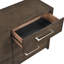 Commode de rangement en bois d'hévéa massif classique classique 1 pièce