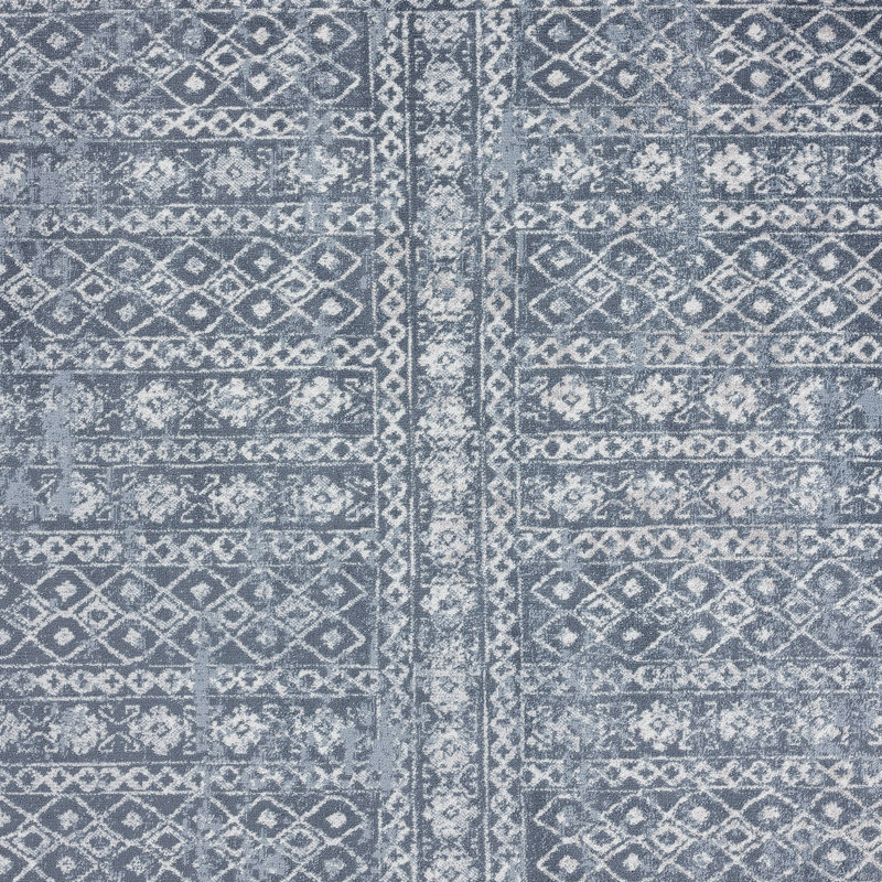 Tapis oriental bleu, Rectangle 7 pi 10 po x 10 pi 2 po