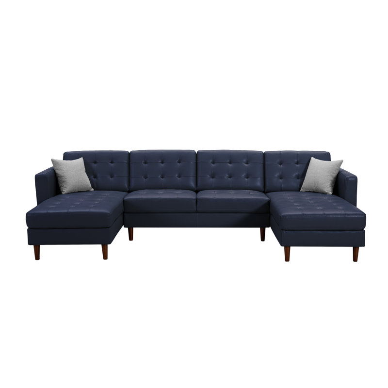 Modern Sofa U-Shaped Sofa Tech PU Leather