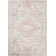 Amora Oriental Pink/White Area Rug