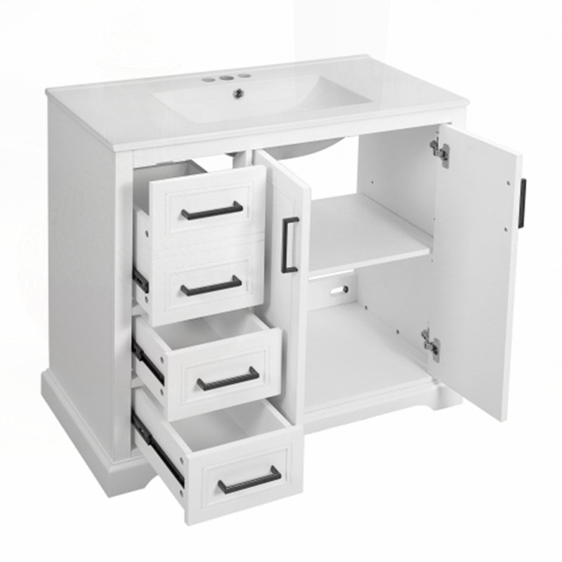 Meuble-lavabo moderne 36 "avec lavabo en céramique
