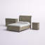 Ensemble de chambre à coucher et commode 3 pièces Alek-33478914