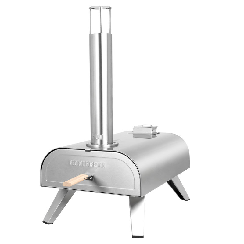 George Foreman Countertop Pizza Oven, Silver