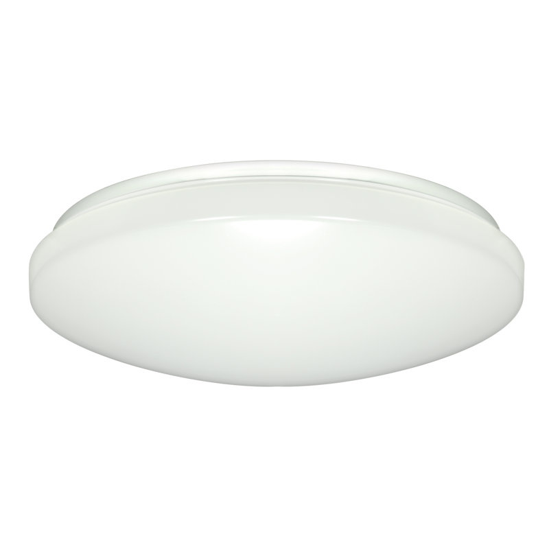 Plafonnier encastré simple 1 lumière 14 po