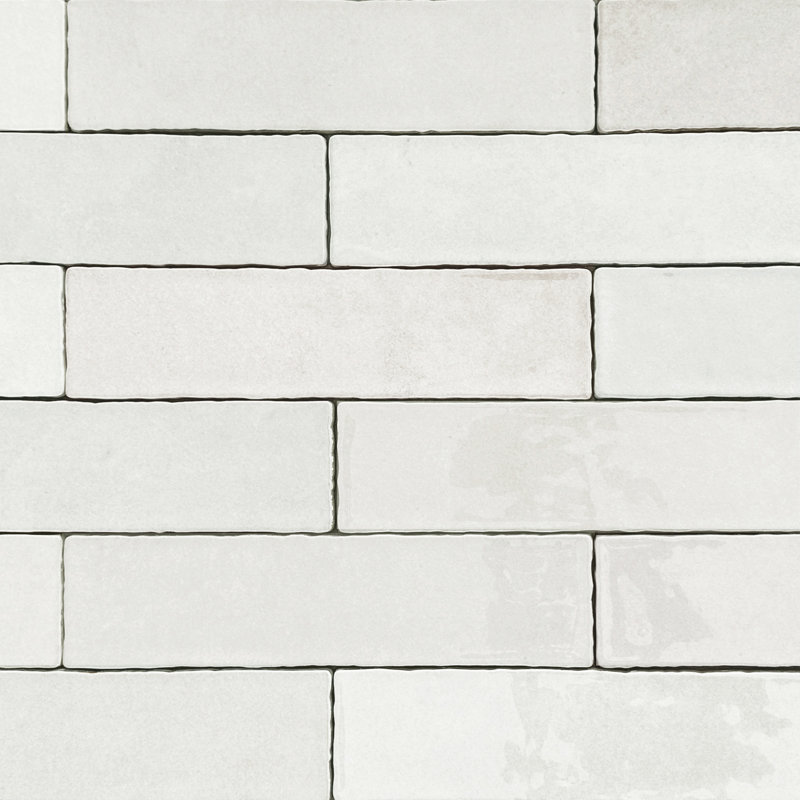 Carreau de céramique pour mur et plancher 3 po x 12 po Fes, Crème, crème