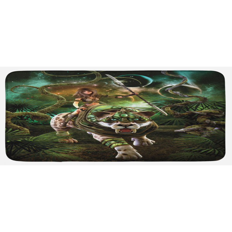 Tapis de cuisine imaginaire world