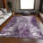 Premium Machine Washable Prisco Eggplant Rug-1851610809