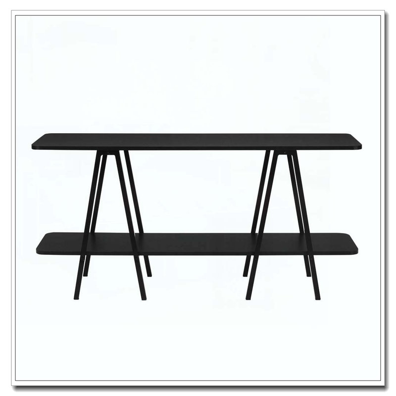 Console de 47,24 pouces de long, Noir