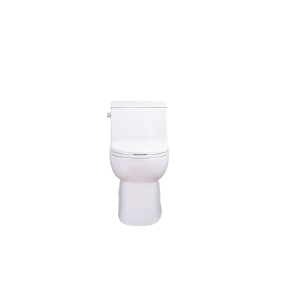 Water Saving 1.28 Toilet, Elongated Comfortable Version, Seat, 1000 Gram Flushing, Gloss White 003S, Floor Mounted Bathroom Facility Side- Height, Flushing Score, Glossy Mount