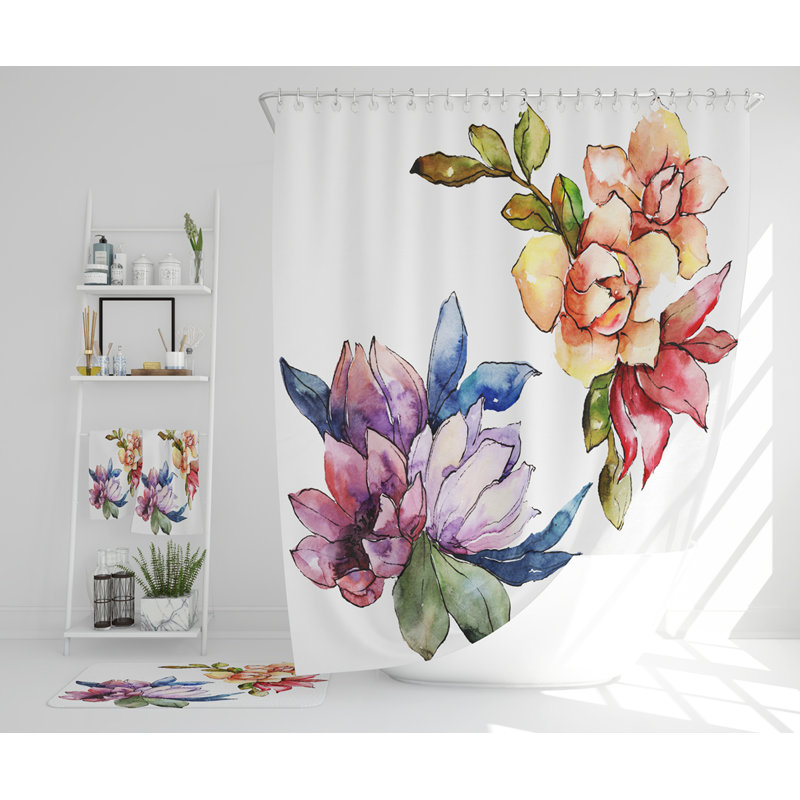 Nayeemul Polyester Shower Curtain Set