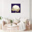 Violet violet, fleur de luxe - impression-71245524-72525450