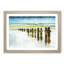 Groynes on Whitby Beach - Picture Frame Painting Print-56712210-56712208