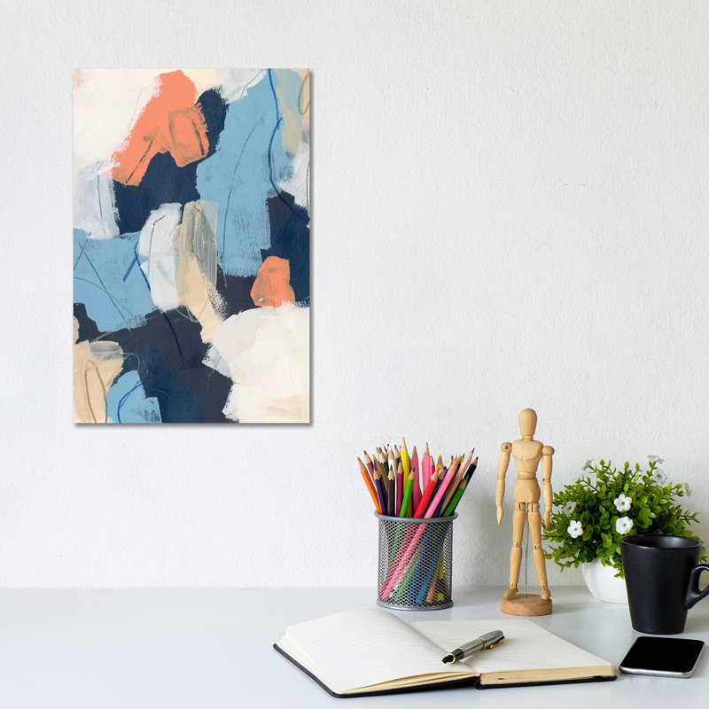 Network Connection II 1 Piece Wrapped Canvas Wall Art, 30.48cm H x 20.32cm W
