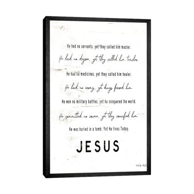 Jesus by Cindy Jacobs - Print on Canvas