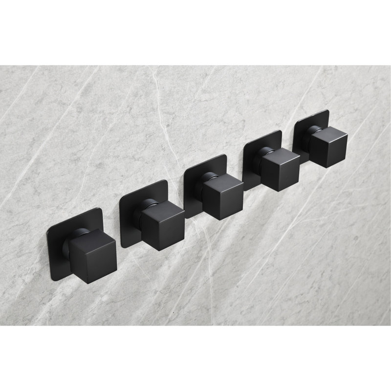 3/4" Cast Metal Volume Control Valve - Adjustable Brass Handle Rust- Matt Black 3.49 In. X 2.27 In Rust & Corrosion