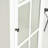 75.25'' Tall Freestanding Pantry Cabinet With Glass Door & Lattice Window