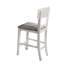 Ensemble de 2 chaises rembourrées en tissu
