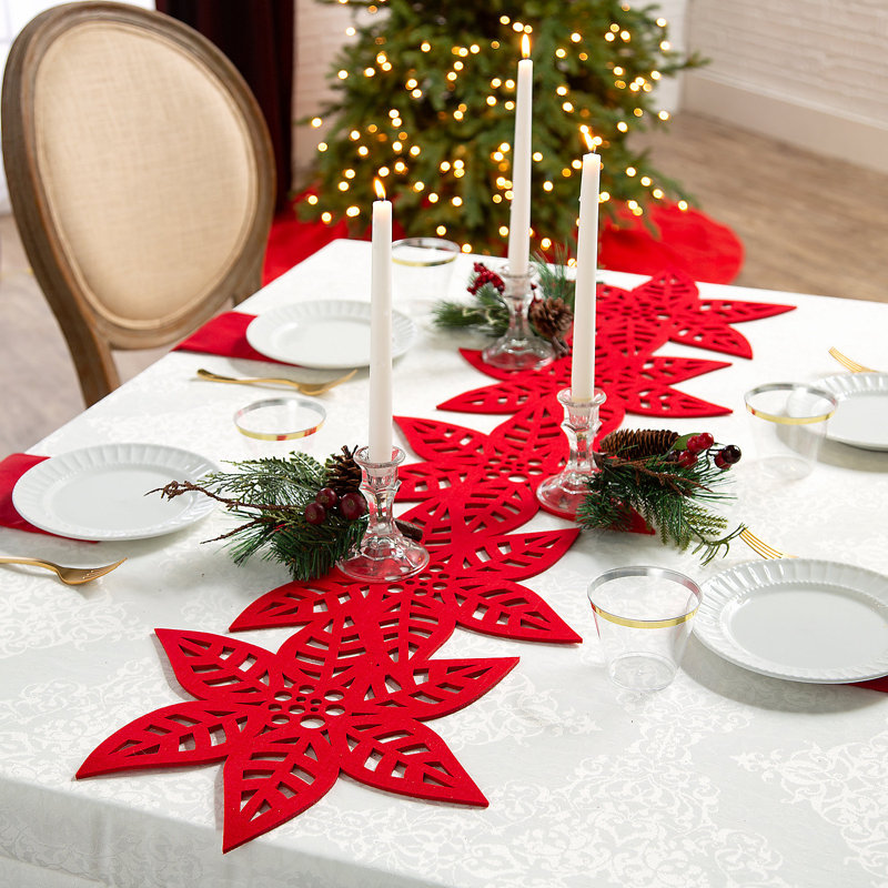 Chemin de table Fun Poinsettia