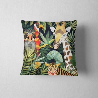 Jungle Haven Reversible Pillow Cover
