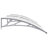 Aghasi vidaXL Door Canopy, Outdoor Awning for Porch & Patio, Polycarbonate Cover-49407187