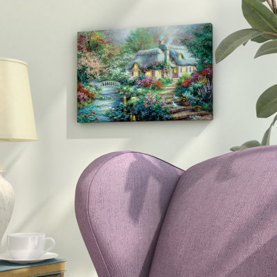 « little river maison », reproduction d’art sur toile