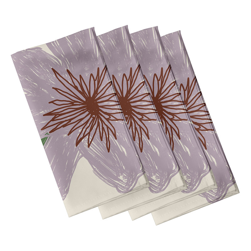 Ensemble de serviettes 4 pièces, L 18 po x L 18 po, Vert