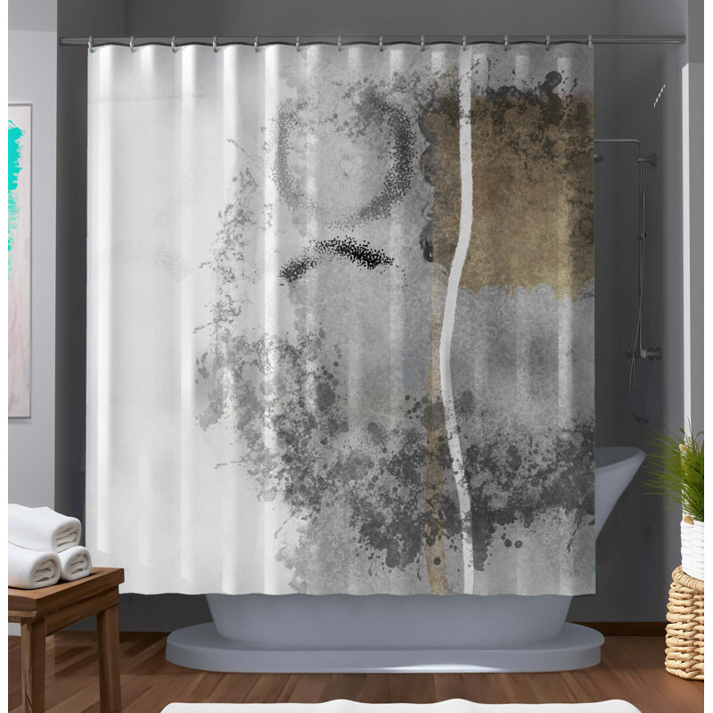 Rideau de douche abstrait Hoschton