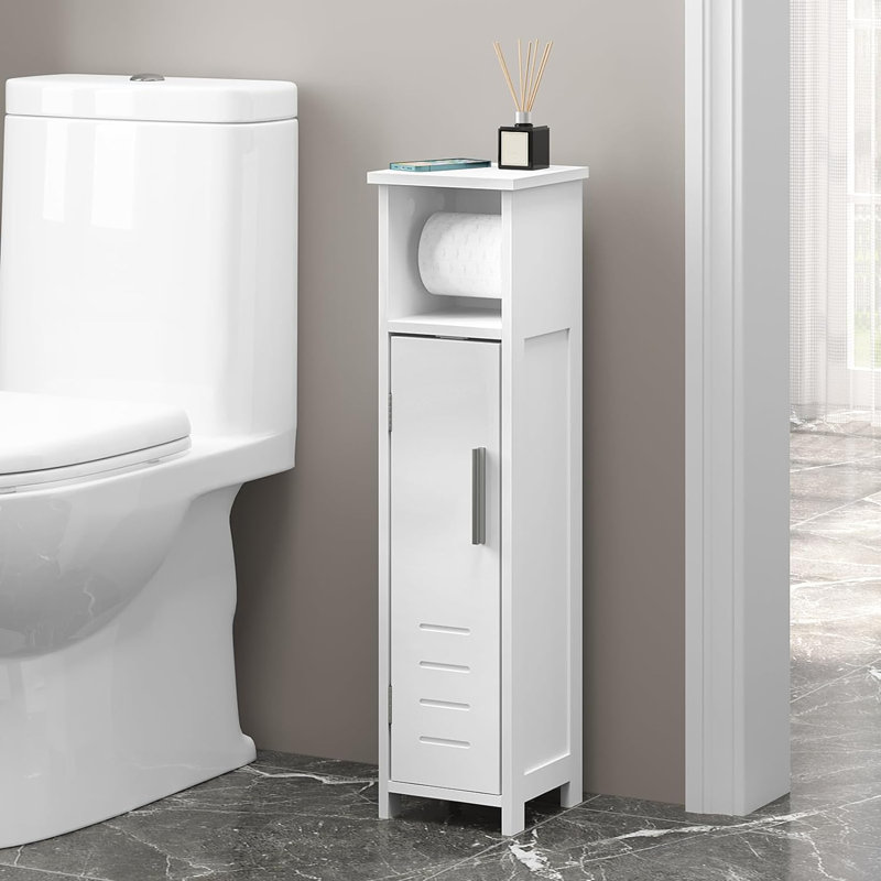 Maliyah Freestanding Linen Cabinet